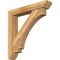 Ekena Millwork Imperial Slat Rough Sawn Bracket w/ Offset Brace, Western Red Cedar, 6"W x 34"D x 34"H BKT0604X34X34IMP06RWR - alternate 1